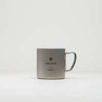 Snow Peak Recycled Titanium Double Wall 450ml Mug - Silver thumbnail