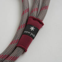 Snow Peak Rope Medium Dog Lead - Grey / Red thumbnail