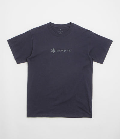 Snow Peak Soft Cotton Logo T-Shirt - Navy