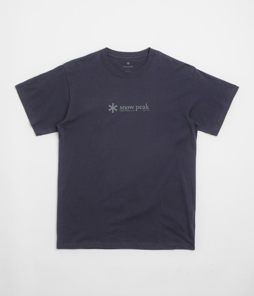 Snow Peak Soft Cotton Logo T-Shirt - Navy