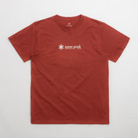 Snow Peak Soft Cotton Logo T-Shirt - Red thumbnail