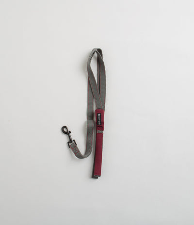 Snow Peak Soft Medium Dog Lead - Grey / Red