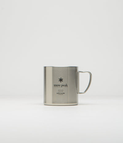 Snow Peak Stainless Vacuum Double Wall 450ml Mug - Silver