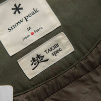 Snow Peak Takibi Weather Padded Coat - Olive thumbnail