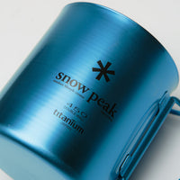 Snow Peak Titanium Double Wall 450ml Mug - Anodized Blue thumbnail