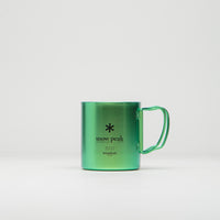 Snow Peak Titanium Double Wall 450ml Mug - Anodized Ocean Green thumbnail