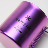 Snow Peak Titanium Double Wall 450ml Mug - Purple thumbnail