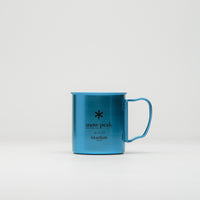 Snow Peak Titanium Single Wall 450ml Mug - Anodized Blue thumbnail