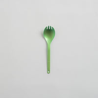 Snow Peak Titanium Spork - Green Anodized thumbnail