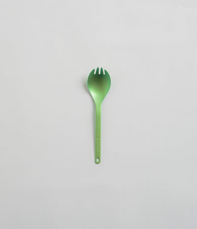 Snow Peak Titanium Spork - Green Anodized