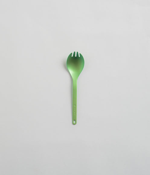 Snow Peak Titanium Spork - Green Anodized