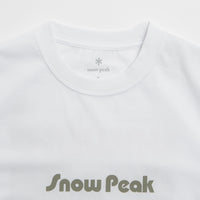 Snow Peak Unwind T-Shirt - White thumbnail