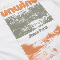 Snow Peak Unwind T-Shirt - White thumbnail