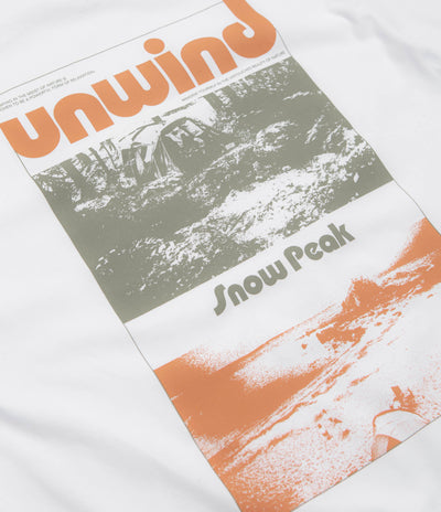 Snow Peak Unwind T-Shirt - White