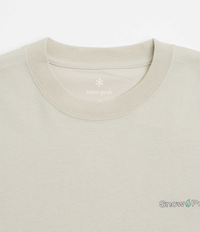 Snow Peak Warm Oneself T-Shirt - Light Beige