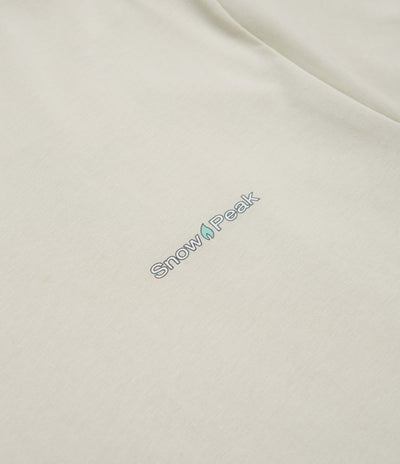 Snow Peak Warm Oneself T-Shirt - Light Beige