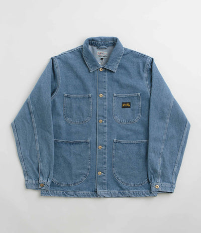 Stan Ray Coverall Jacket - Heavy Stone Wash Denim