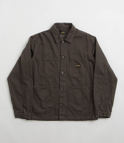 Stan Ray Coverall Jacket - Overdyed Charcoal Hickory