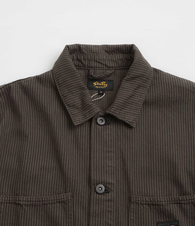 Stan Ray Coverall Jacket - Overdyed Charcoal Hickory