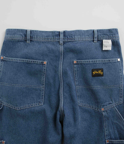 Stan Ray Double Knee Pants - Heavy Stone Wash Denim