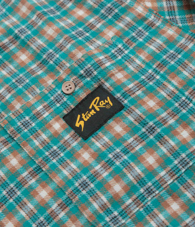 Stan Ray Flannel Shirt - Aqua Plaid