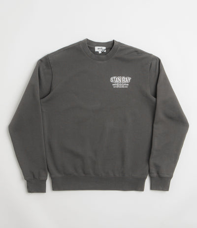 Stan Ray Long Haul Crewneck Sweatshirt - Washed Black