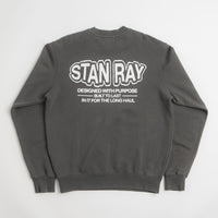 Stan Ray Long Haul Crewneck Sweatshirt - Washed Black thumbnail