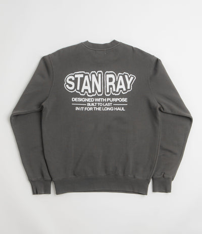 Stan Ray Long Haul Crewneck Sweatshirt - Washed Black