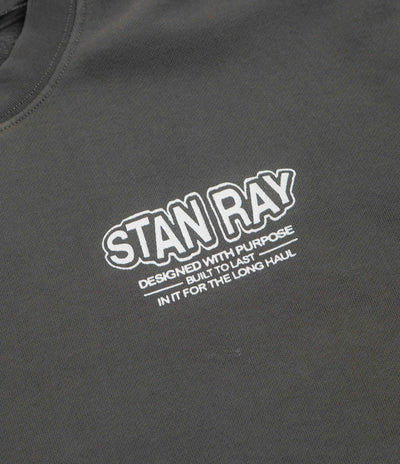 Stan Ray Long Haul Crewneck Sweatshirt - Washed Black