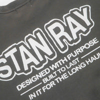 Stan Ray Long Haul Crewneck Sweatshirt - Washed Black thumbnail