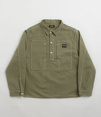 Stan Ray Painters Pop Over Shirt - Olive Bedford Cord