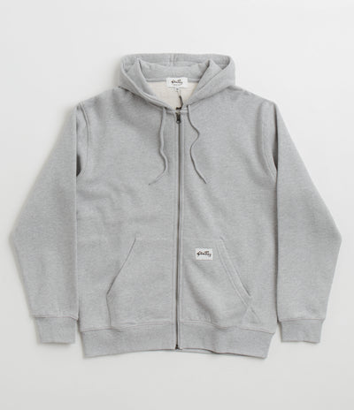 Stan Ray Patch Zip Hoodie - Grey Marl