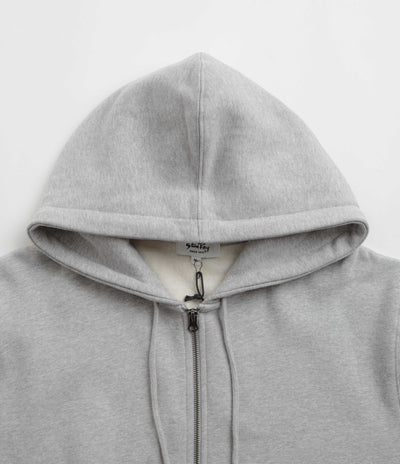 Stan Ray Patch Zip Hoodie - Grey Marl