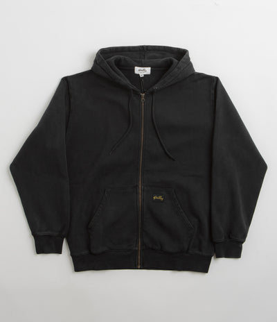 Stan Ray Patch Zip Hoodie - Washed Black