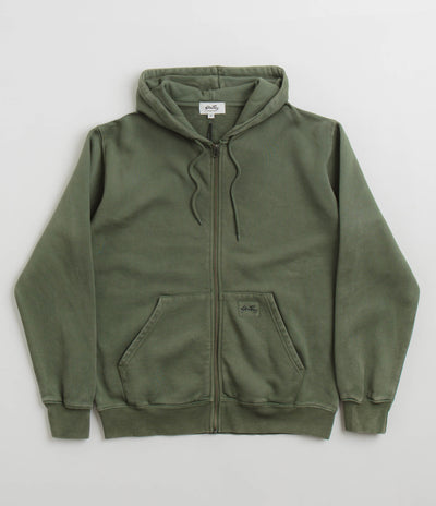 Stan Ray Patch Zip Hoodie - Washed Green