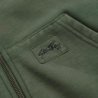 Stan Ray Patch Zip Hoodie - Washed Green thumbnail