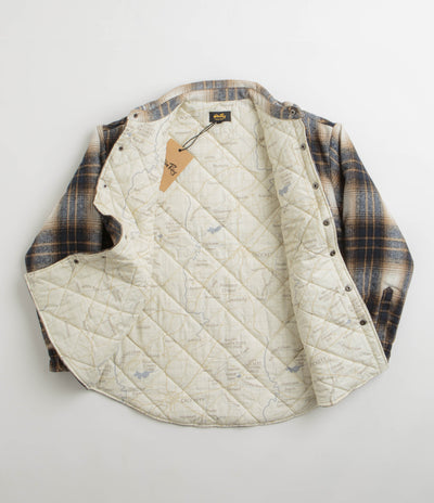 Stan Ray Quilted Plaid Overshirt - Navy Plaid