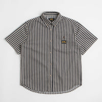 Stan Ray Short Sleeve Flannel Shirt - Charcoal Stripe thumbnail