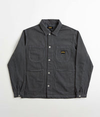 Stan Ray Unlined Coverall Jacket - Black Overdye Hickory