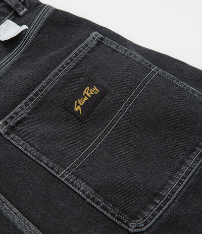 Stan Ray Wide 5 Shorts - Washed Black