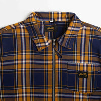 Stan Ray Zip Shirt - Navy Plaid thumbnail