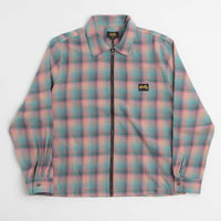 Stan Ray Zip Shirt - Pink / Teal Plaid thumbnail