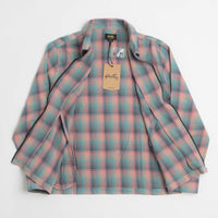 Stan Ray Zip Shirt - Pink / Teal Plaid thumbnail