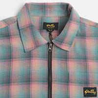 Stan Ray Zip Shirt - Pink / Teal Plaid thumbnail