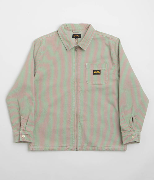 Stan Ray Zip Shirt - Quiet Green Hickory