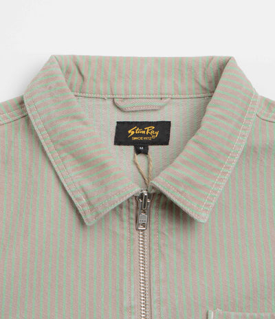 Stan Ray Zip Shirt - Quiet Green Hickory