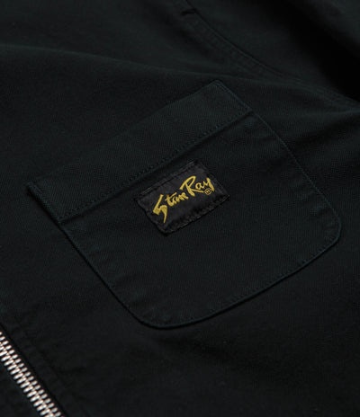 Stan Ray Zip Shirt - Washed Black Canvas