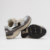 Stepney Workers Club Amiel S-Strike Suede Shoes - Silver / Smoke thumbnail