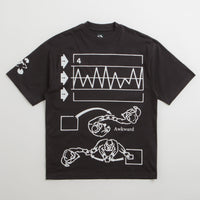 The Trilogy Tapes Awkward Graph T-Shirt - Black thumbnail