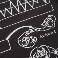 The Trilogy Tapes Awkward Graph T-Shirt - Black thumbnail